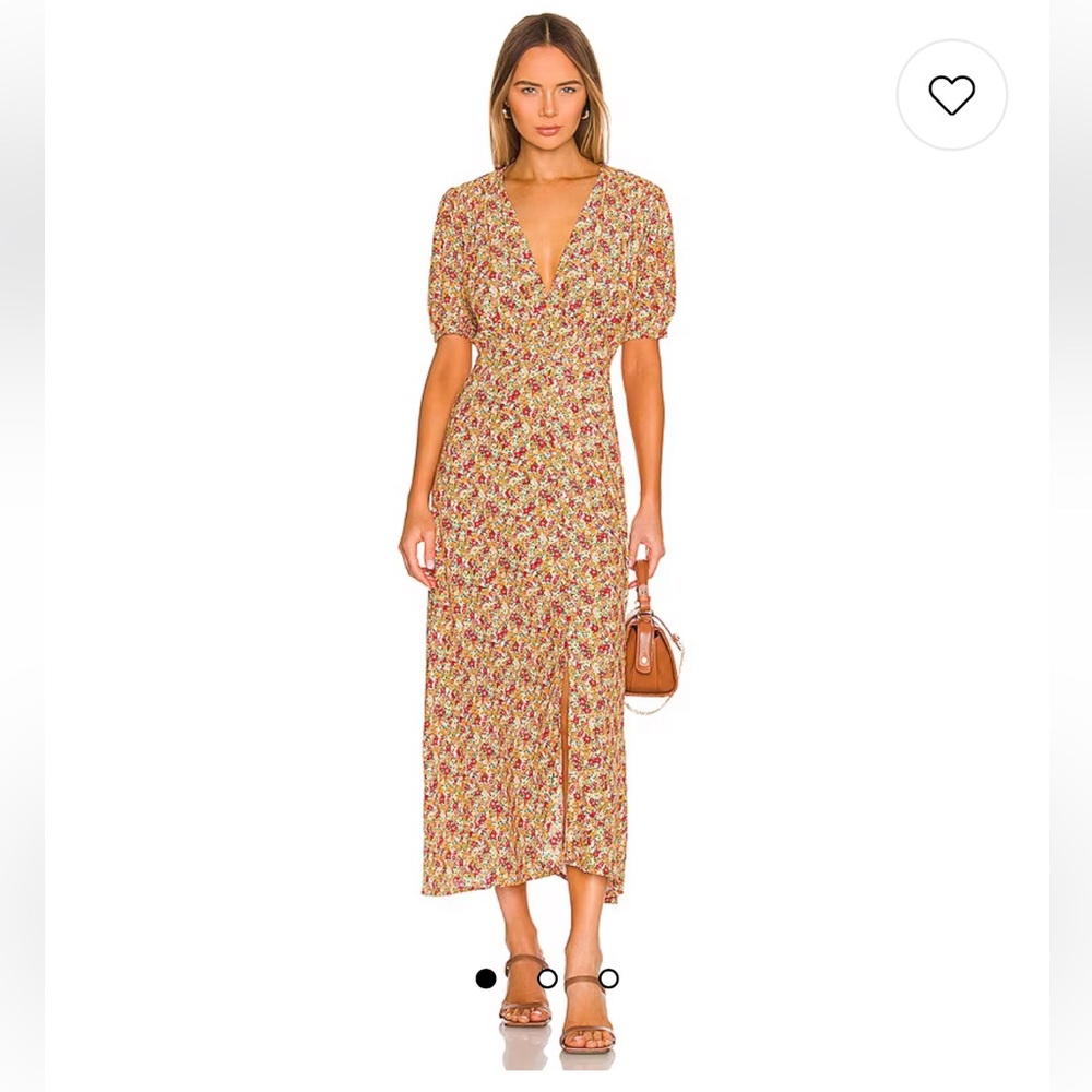 FAITHFULL THE BRAND - Bellavista Midi Dress in La Gomera Floral Print
